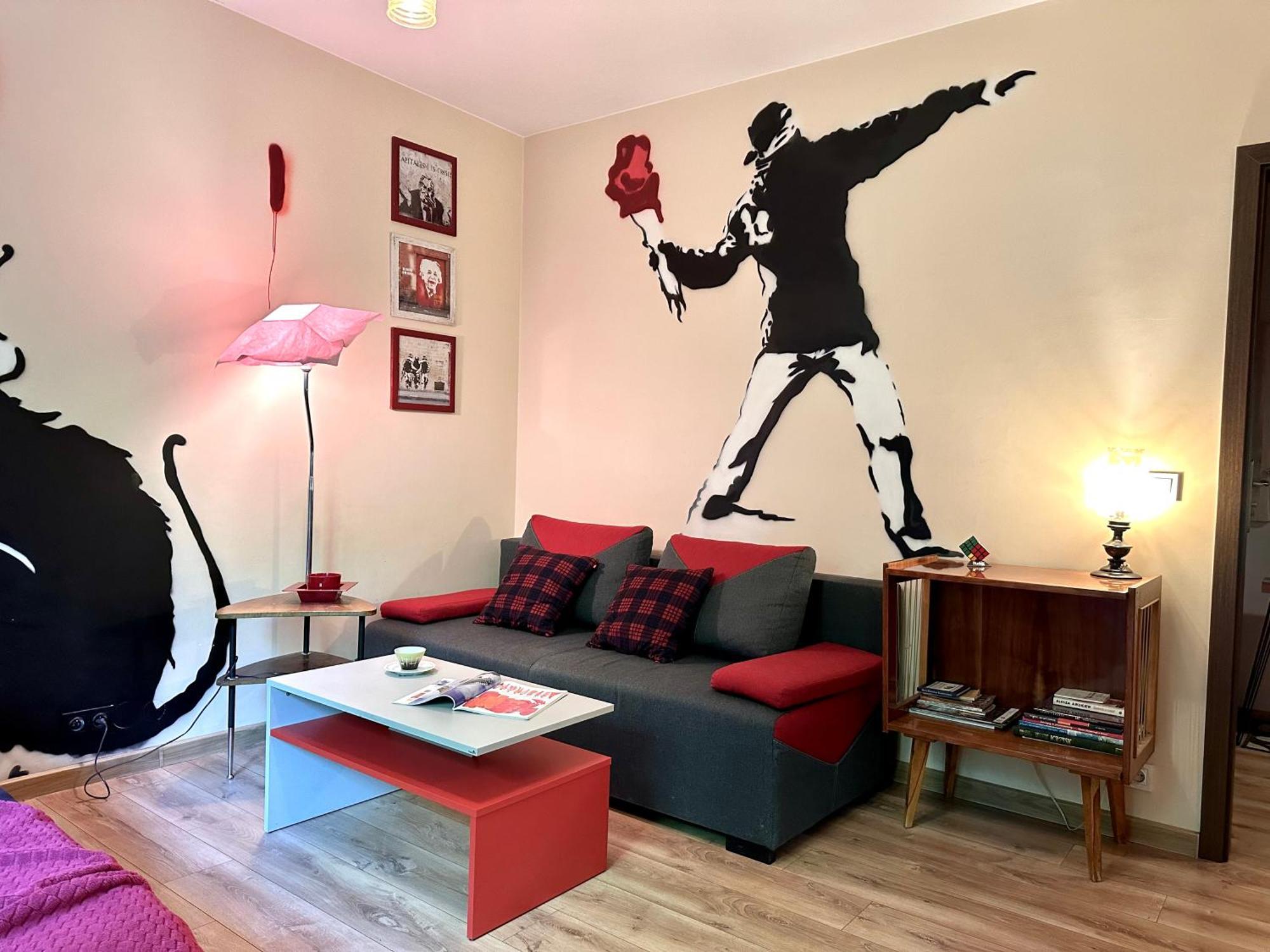 "Banksy" Art Daire Varşova Dış mekan fotoğraf