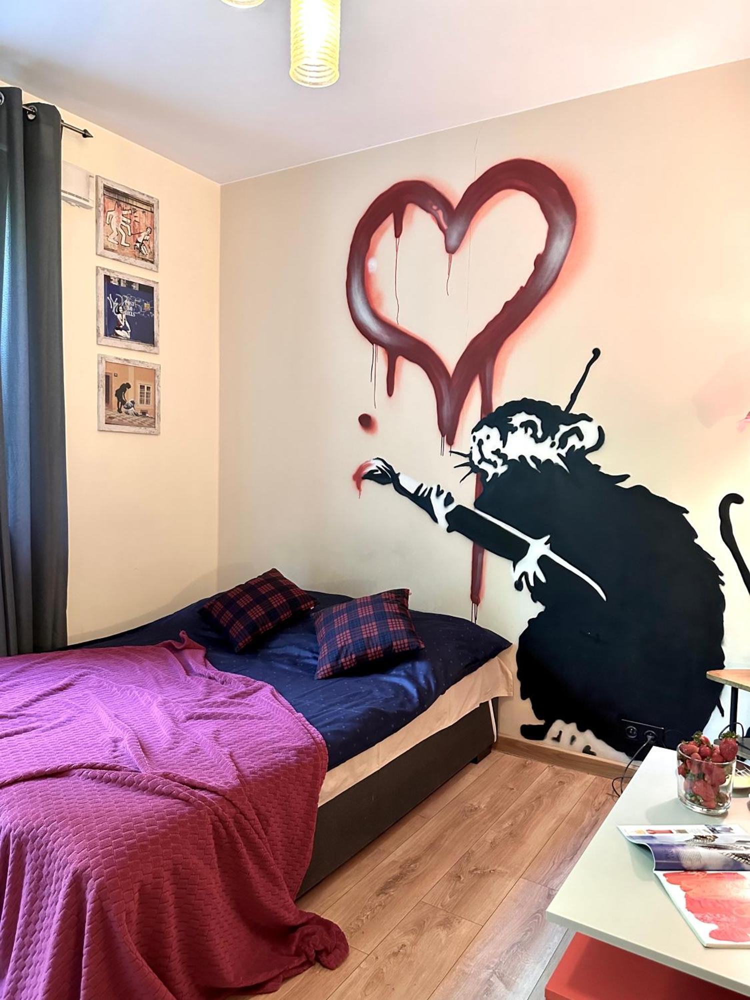 "Banksy" Art Daire Varşova Dış mekan fotoğraf