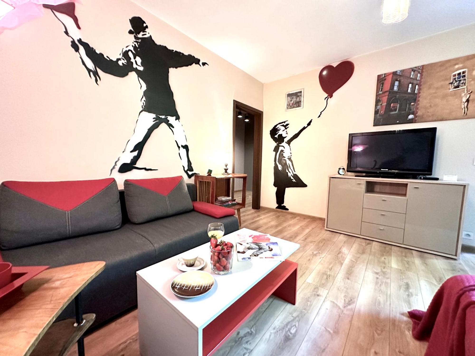 "Banksy" Art Daire Varşova Dış mekan fotoğraf