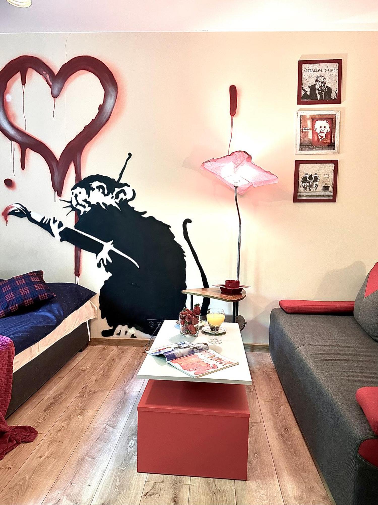 "Banksy" Art Daire Varşova Dış mekan fotoğraf